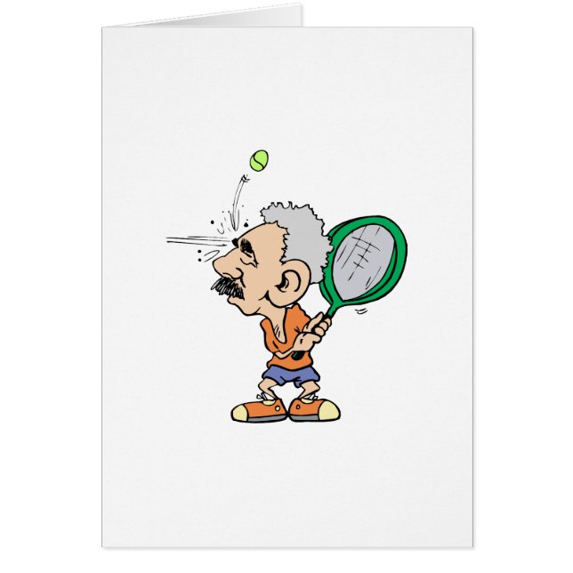 Viejo jugador de tenis (Frente)