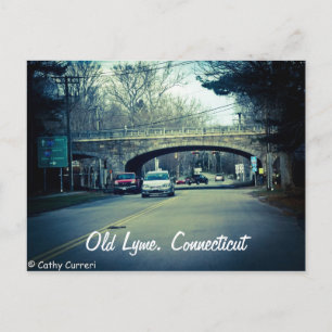 Viejo Lyme, tarjeta postal Connecticut