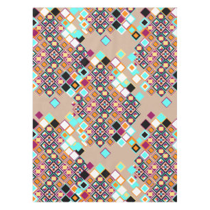 Viejo mantel cuarto (de las tejas españolas) por