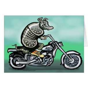 Viejo motorista crujiente