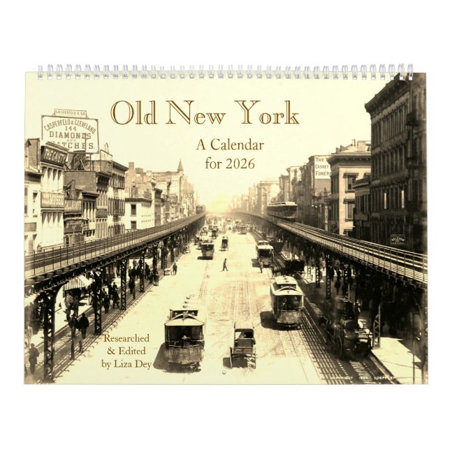 Viejo Nueva York, un calendario 2026 (Tapa)