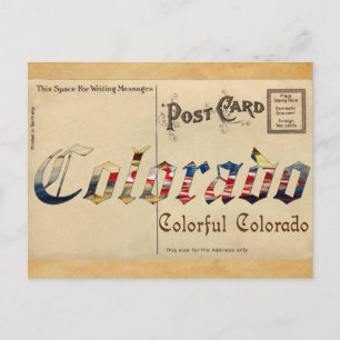 Viejo Postal Colorado Viejo