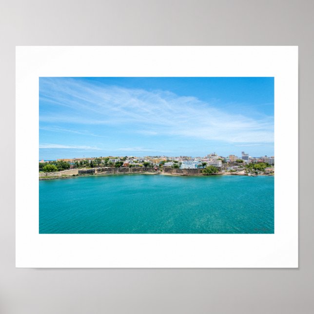 Viejo San Juan Puerto Rico Impresión fotográfica/ (Frente)