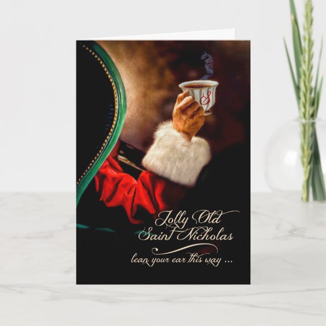 Viejo San Nicolás Santa Vintage Navidad (Anverso)