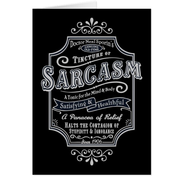 Viejo sarcasmo de Tyme (Frente)