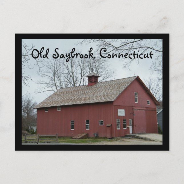 Viejo Saybrook, postal de Connecticut (Anverso)