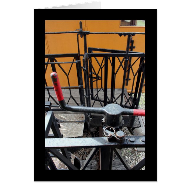 Viejo tren de vapor Le Mastrou Wagon Crank (Frente)