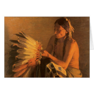 Viejo War Bonnet de Joseph Henry Sharp
