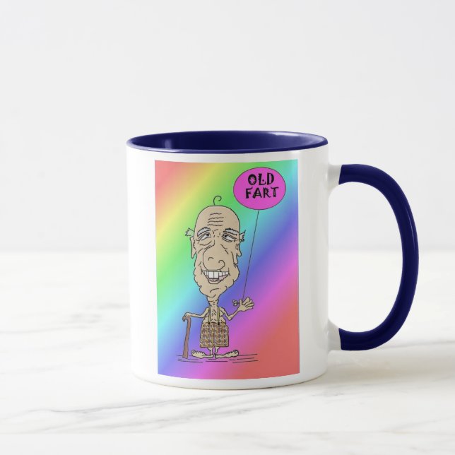 VIEJOS DIVERTIDOS FART TAZA DE CAFÉ (Derecha)