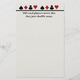 Viejos jugadores de tarjeta