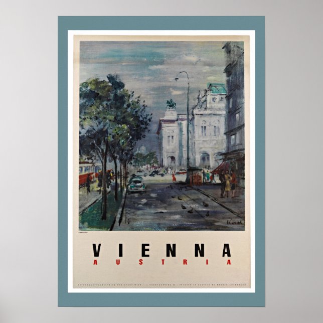 Viena Austria - Posters de Viajes Vintage (Frente)