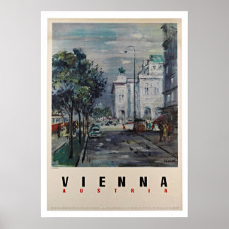 Viena Austria - Posters de Viajes Vintage