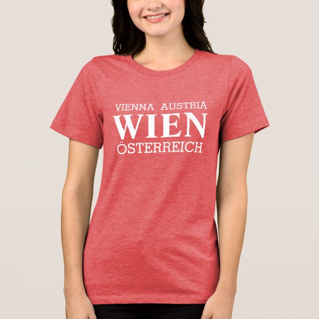 Viena: camisetas y chaquetas de Wien (Anverso)