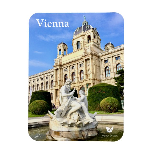 Viena - imán de nevera por Velvet Escape (Vertical)