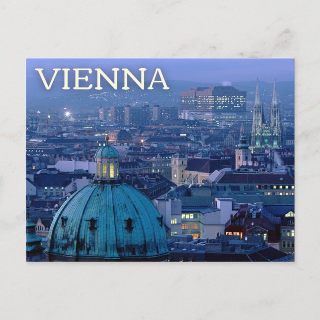 Viena, postal Austria (Anverso)