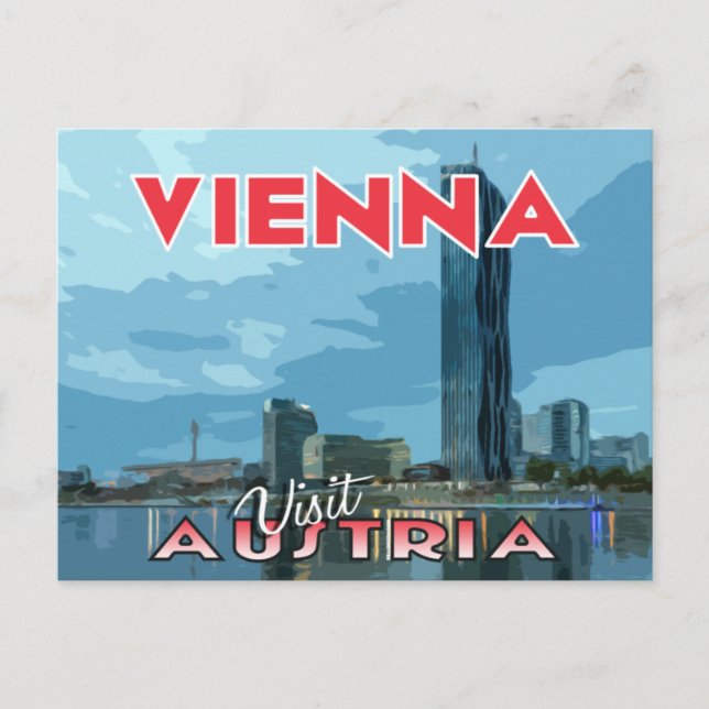 Viena, visita postal Austria (Anverso)