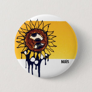 Viendo y viendo el botón del girasol