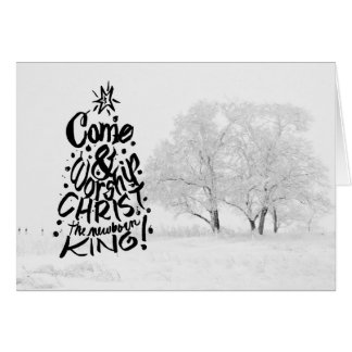 Viene adorar a Cristo el rey recién nacido