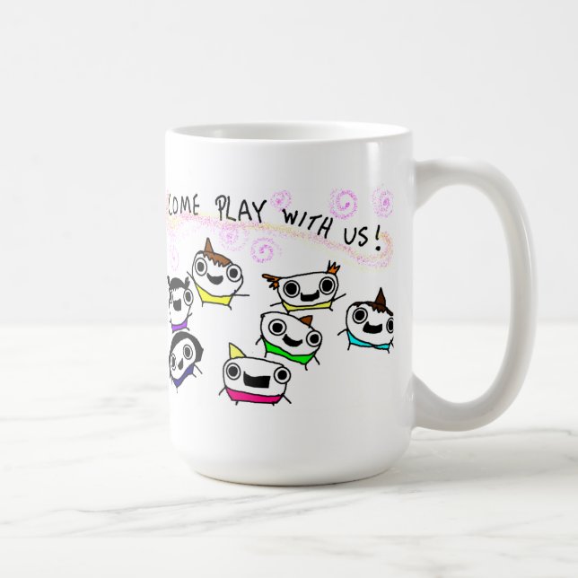 "Viene el juego con nosotros" taza (Derecha)