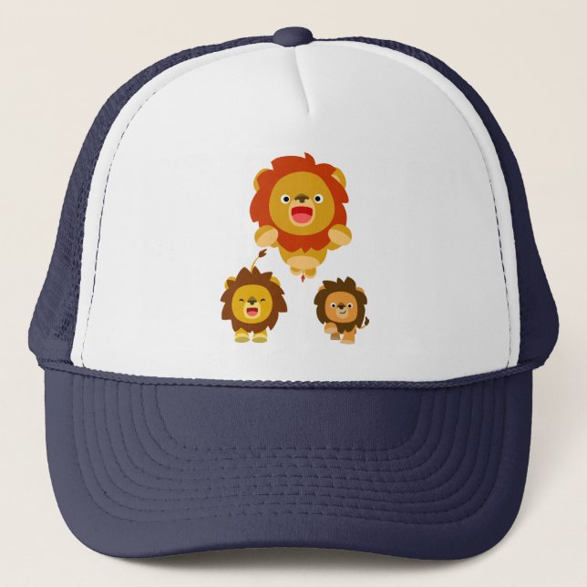 '¡¡Viene!!!" Gorra de Leones Personalizados de tre (Anverso)