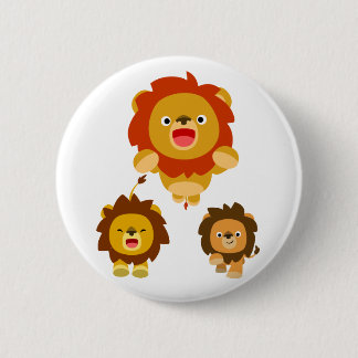 '¡¡Viene!!!" Insignia del botón Tres Leones Person