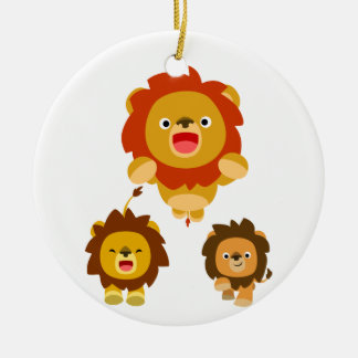 '¡¡Viene!!!" Ornamento de leones Personalizados tr