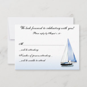 VIENTO EN MI VELA Notas de respuesta de RSVP de ve