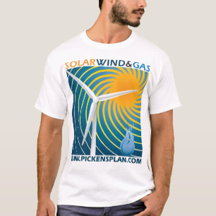 Viento solar y gas - camiseta para hombre