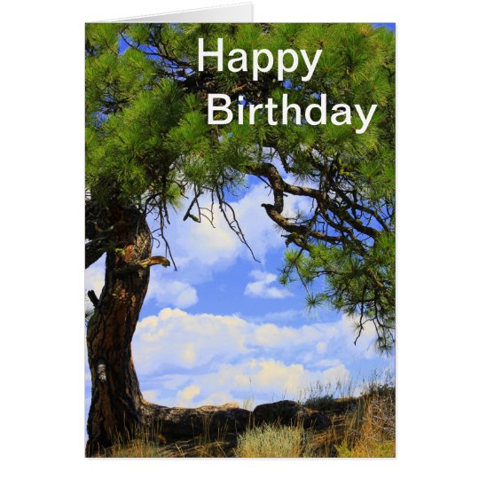 Viento soplado - tarjeta del feliz cumpleaños