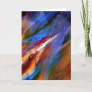 Viento - tarjeta de saludo abstracta