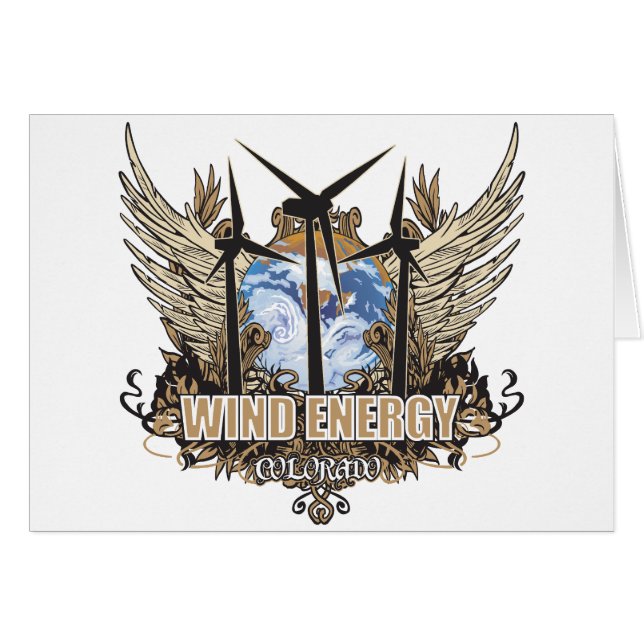 Viento verde Colorado del orgullo (Anverso (Horizontal))