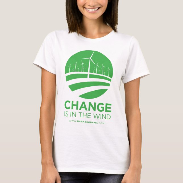Vientos de Obama de la camiseta de la muñeca del (Anverso)