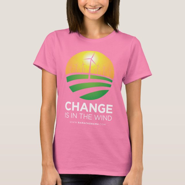 Vientos de Obama por el cambio de camisetas de muj (Anverso)