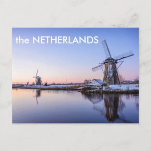 Vientos en postales de texto en invierno