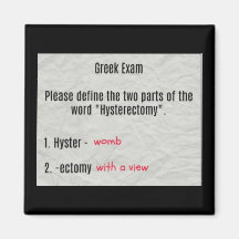 Vientre Con Un Imán De Histerectomía De Vista