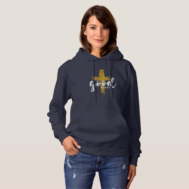 Viernes Santo | Sudadera con capucha para mujeres  (Anverso completo)