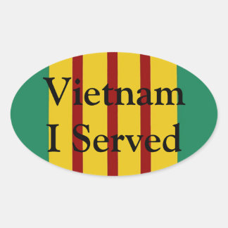 Vietnam, serví a Pegatinas de Oval