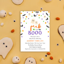 Vigila la invitación de Baby Shower a Boo Hallowee