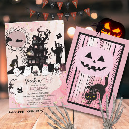 Vigila una invitación de Baby Shower a Boo - Spook