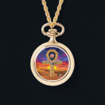 Vigilancia del collar en Ankh<br><div class="desc">Durante más de 5.000 años, Ankh ha sido un símbolo de la vida eterna. El ankh es un elemento clave que representa la unión entre mujeres y hombres y el ciclo de vida. El mango ovalado de la llave no tiene principio ni fin, representando la eternidad celeste. La cruz descansa...</div>