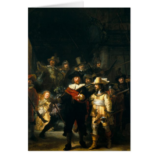 Vigilancia nocturna - Rembrandt (Frente)