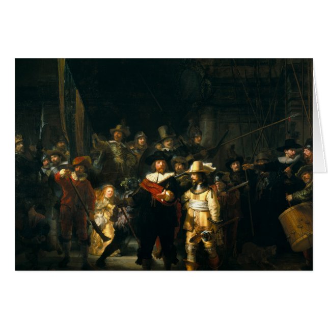 Vigilancia nocturna - Rembrandt (Anverso (Horizontal))