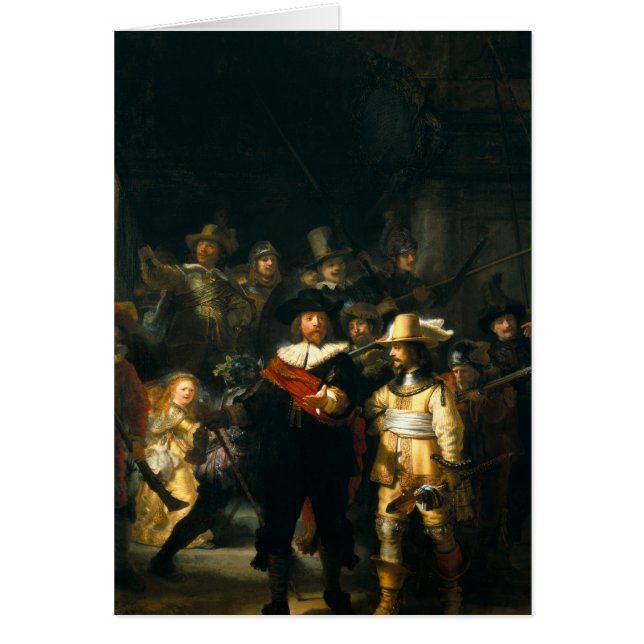 Vigilancia nocturna - Rembrandt (Frente)