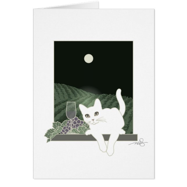 Vigne, Clair de Lune et Chat Blanc (Frente)