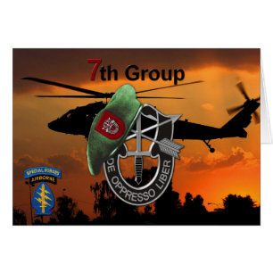 VII Fuerzas Especiales Verde Berets veteranos SFGA