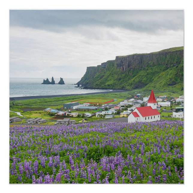 VIK, POSTER de ISLANDIA (Anverso)