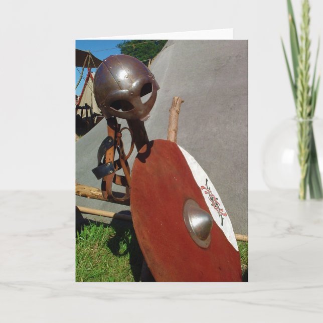 Viking Battle Gear, tarjeta de saludo (Anverso)