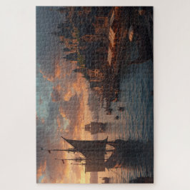 Viking Harbor Jigsaw Puzzle