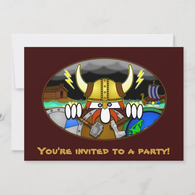 Viking Kilroy Invitaciones (Anverso)
