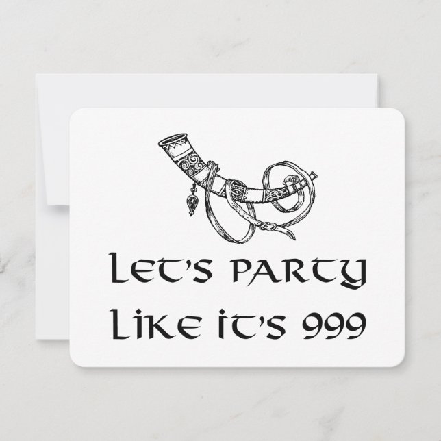 Viking Party Invitaciones (Anverso)